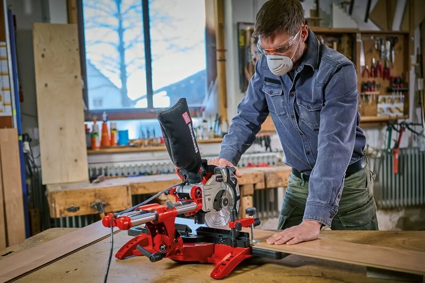 Serra de esquadria, serra angular e serrote TC-SM 2131/2 Dual CLASSIC EINHELL  8