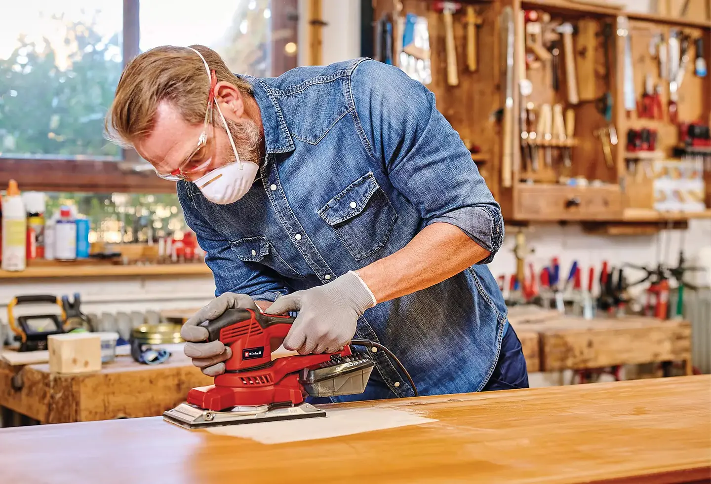 Lixadora de acabamento TE-OS 2520 E EXPERT EINHELL  5