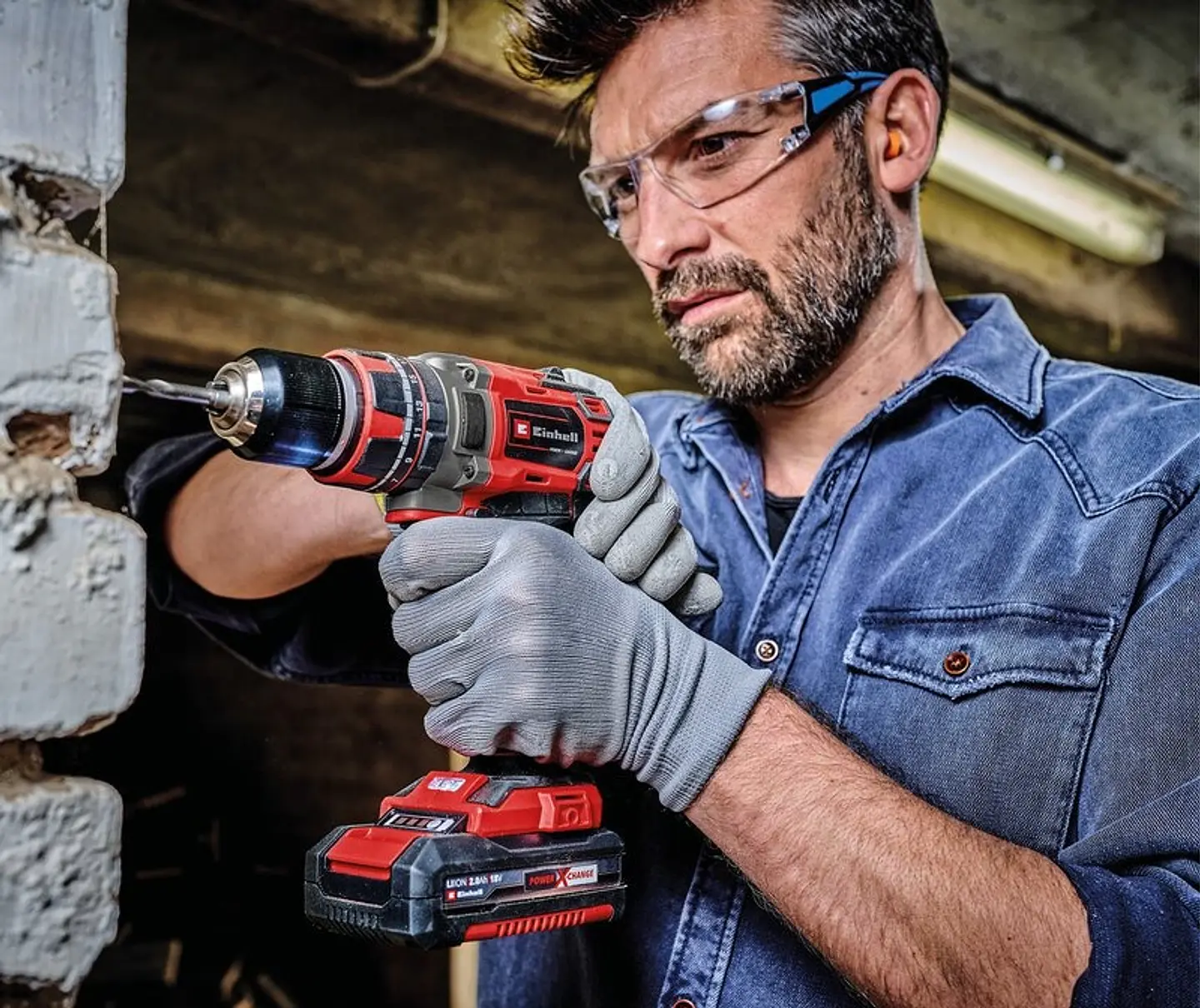 Berbequim de impacto sem fio TP-CD 18/60 Li- i BL (1x2,0Ah) PROFESSIONAL EINHELL  4