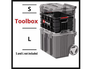 Mala do sistema / Caixa de sistema E-Case Toolbox EINHELL 
