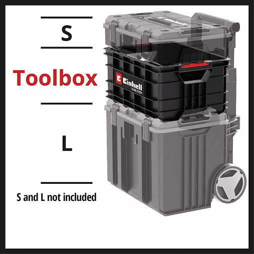 Mala do sistema / Caixa de sistema E-Case Toolbox EINHELL  2