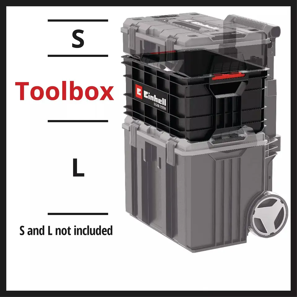 Mala do sistema / Caixa de sistema E-Case Toolbox EINHELL  2