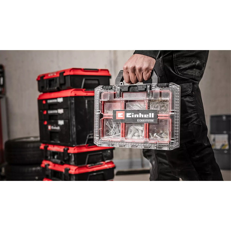 Mala do sistema E-Case Half Size Organizer EINHELL 3