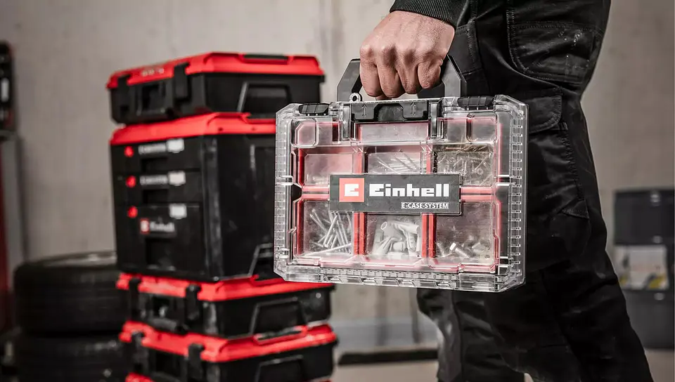 Mala do sistema E-Case Half Size Organizer EINHELL 3