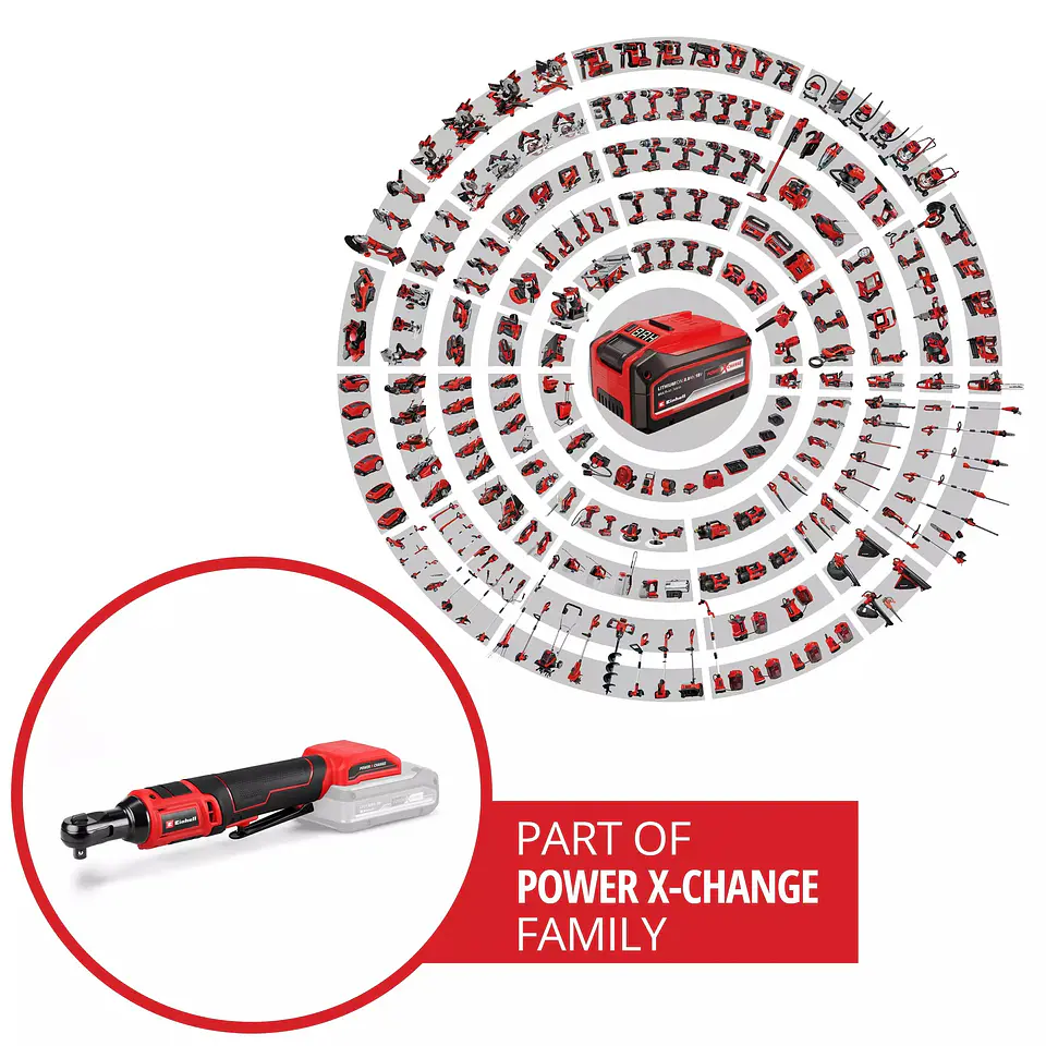 Chave de catraca sem fio TE-RW 18/60 Li-Solo EXPERT EINHELL 7