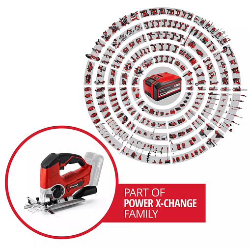 Serra tico-tico sem fio TE-JS 18/80 Li-Solo EXPERT EINHELL 6