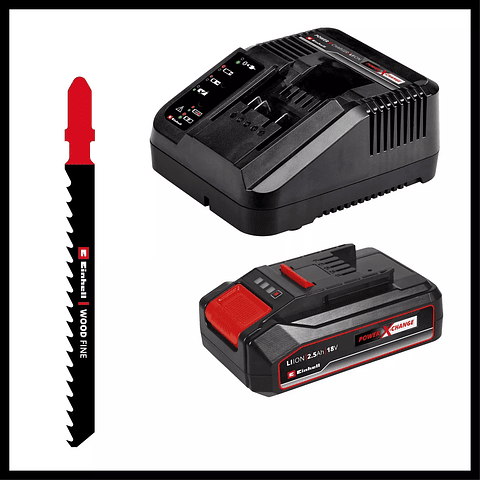 Serra tico-tico sem fio TC-JS 18/70 Li (1x2,5Ah) CLASSIC EINHELL 