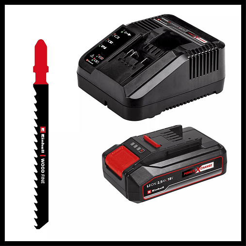 Serra tico-tico sem fio TC-JS 18/70 Li (1x2,5Ah) CLASSIC EINHELL  2