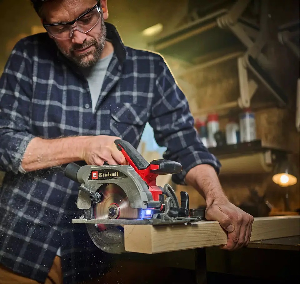 Serra circular de mão sem fio TE-CS 18/165-2 Li - Solo EXPERT EINHELL  9