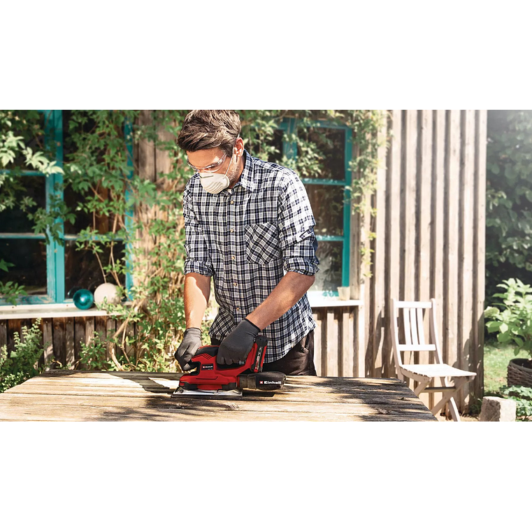 Lixadora de acabamento sem fio TE-OS 18/230 Li Solo EXPRESS EINHELL  7