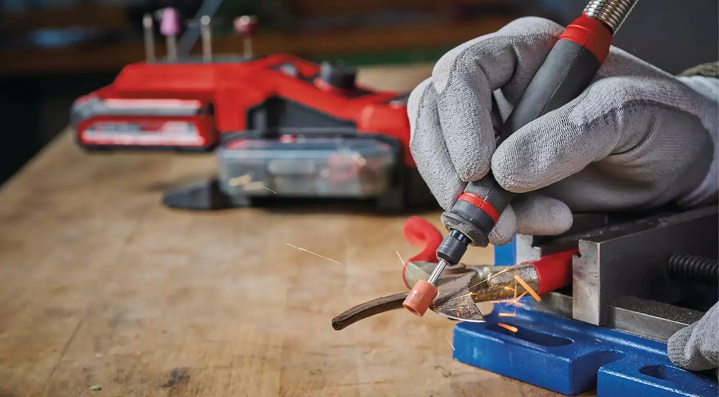 Ferramenta para gravar/lixar sem fio TE-MT 18/34 Li Solo EXPERT EINHELL  7