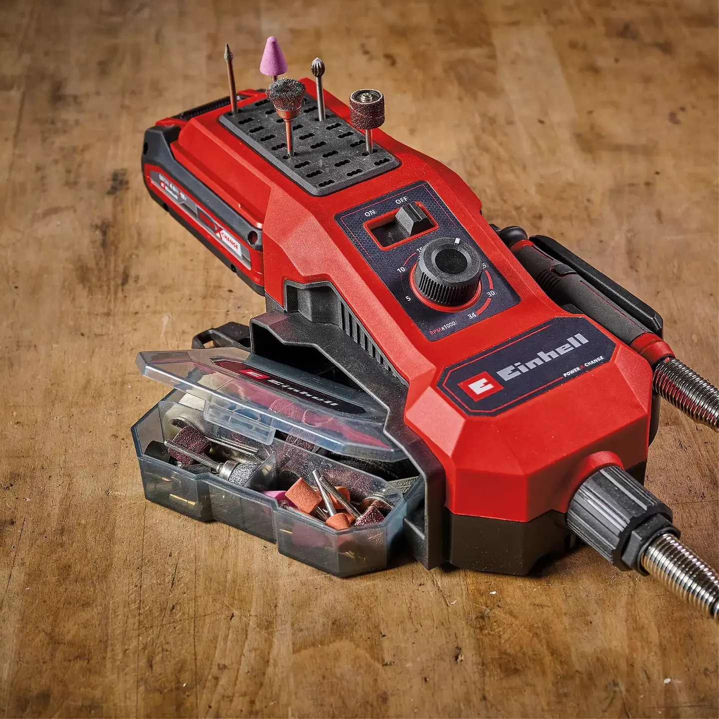 Ferramenta para gravar/lixar sem fio TE-MT 18/34 Li Solo EXPERT EINHELL  11