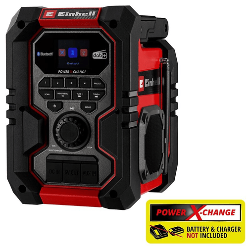 Rádio sem fio TE-CR 18 Li DAB+/FM/BT - Solo EXPRESS EINHELL  2