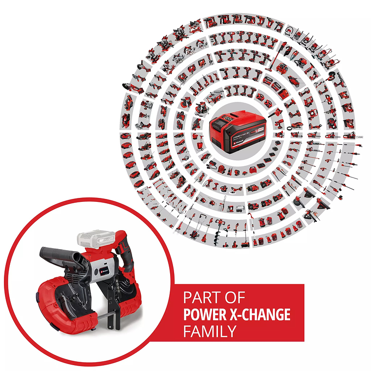 Serra de fita sem fio TE-MB 18/127 Li-Solo EXPRESS EINHELL  7