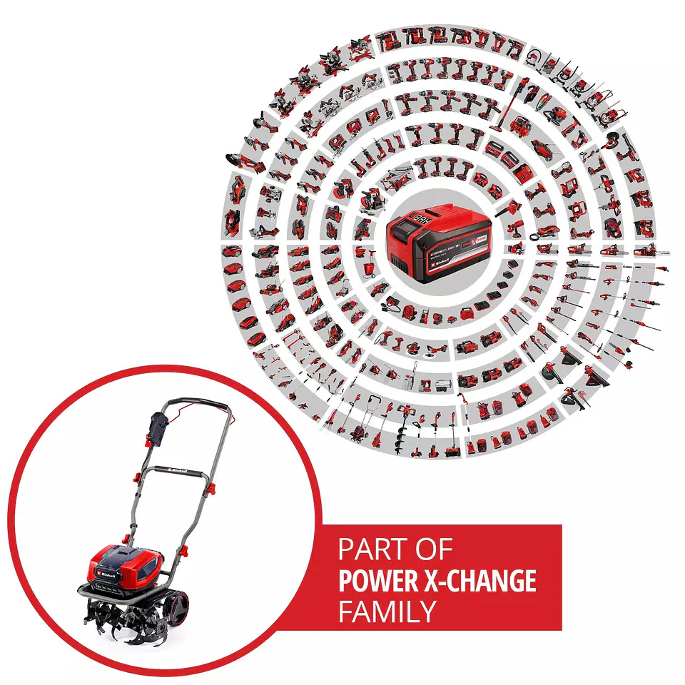 Motoenxada sem fio GP-CR 36/45 Li E BL- Solo PROFESSIONAL EINHELL  4