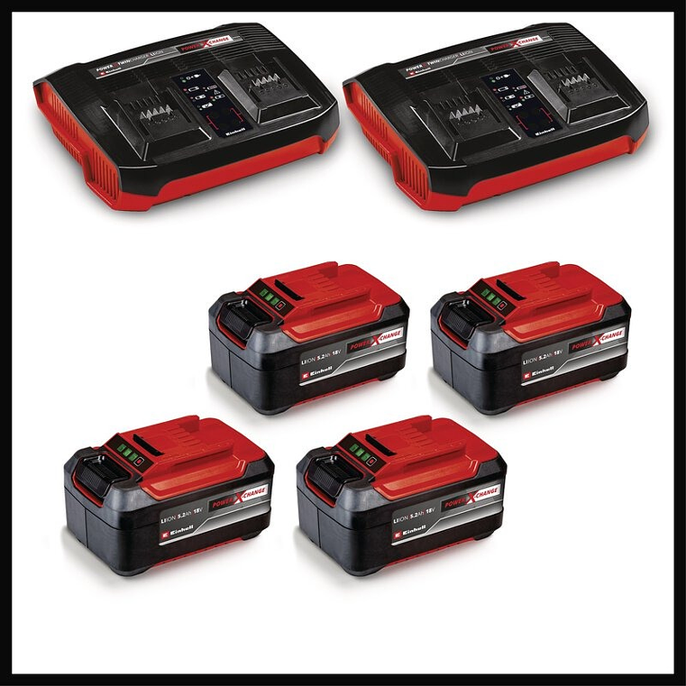 Corta-relva sem fio GP-CM 36/52 S Li BL (4x5,2Ah) PROFESSIONAL EINHELL  7