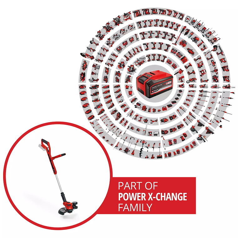 Aparador de relva sem fio GE-CT 18/30 Li-Solo EXPRESS EINHELL  5