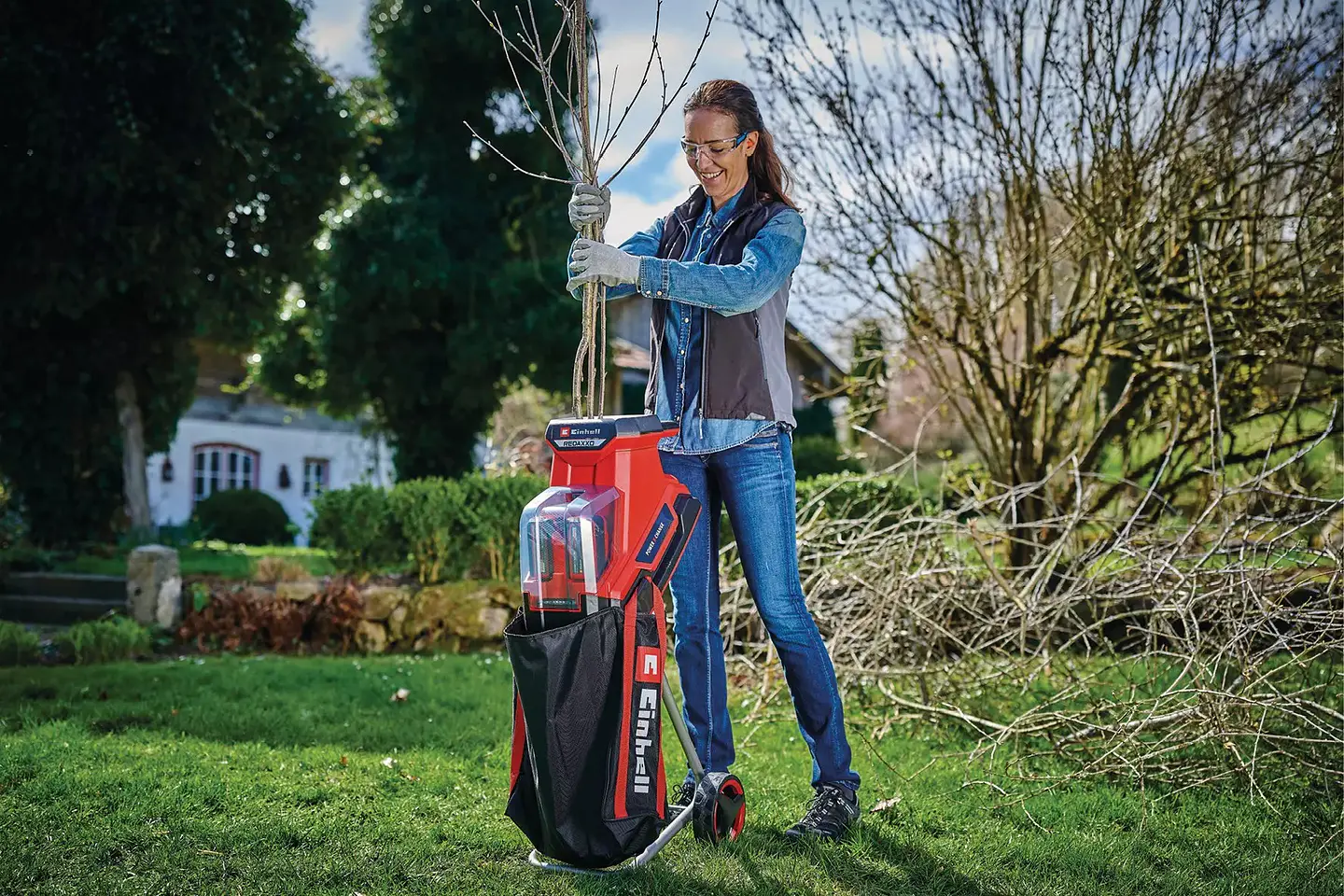 Trituradora sem fio REDAXXO 36/25 EINHELL  8