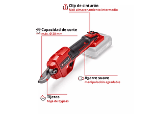 Tesoura de Poda sem fio GE-LS 18 Li-Solo EXPRESS EINHELL 