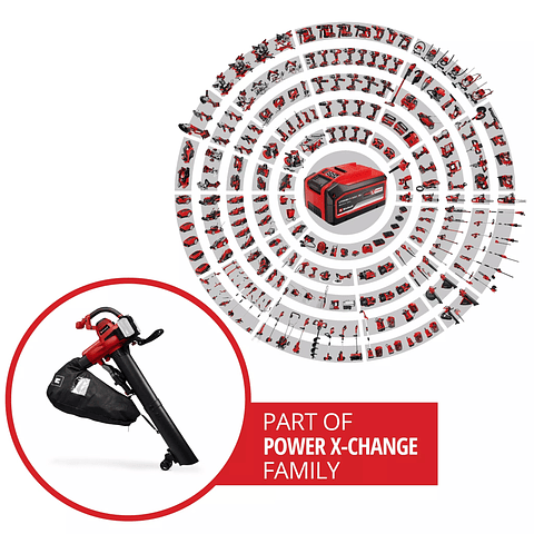 Aspirador de folhas sem fio GE-CL 36/230 Li E -Solo EXPERT EINHELL 