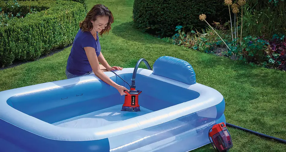 Bomba de águas residuais sem fio GE-DP 18/25 LL Li - Solo EXPERT EINHELL  5