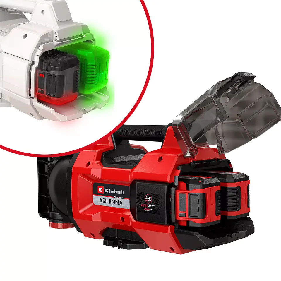 Bomba de jardim sem fio AQUINNA 18/30 F LED EINHELL 4