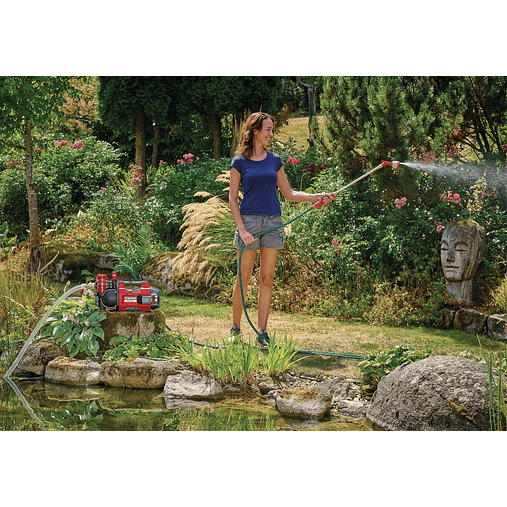 Bomba de jardim sem fio AQUINNA 18/30 F LED EINHELL 8