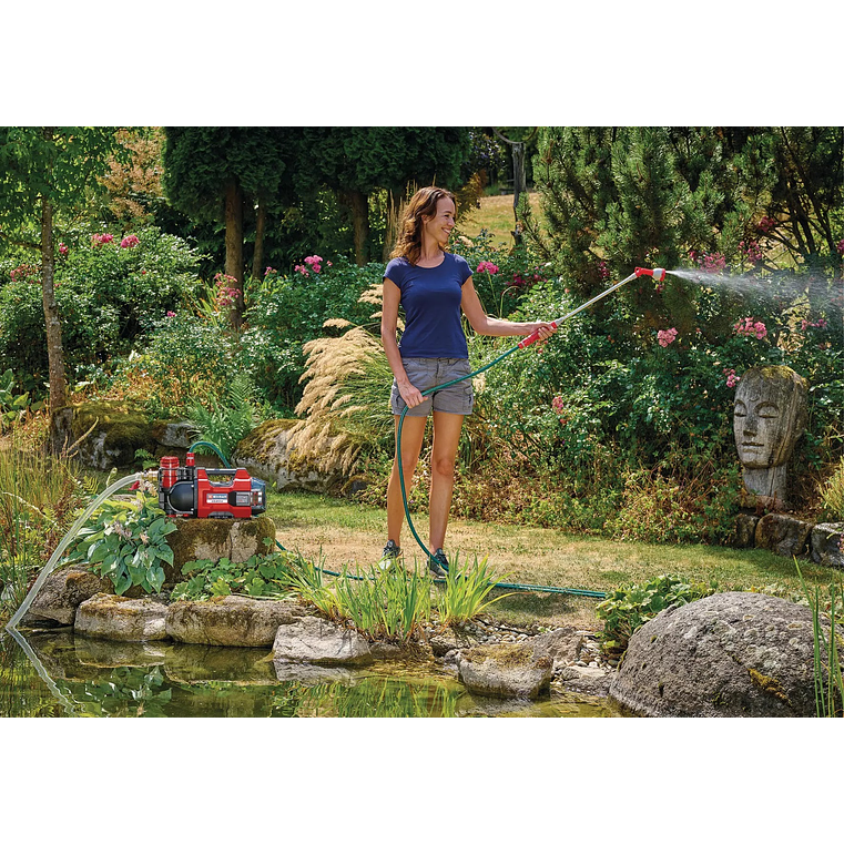 Bomba de jardim sem fio AQUINNA 18/30 F LED EINHELL 8