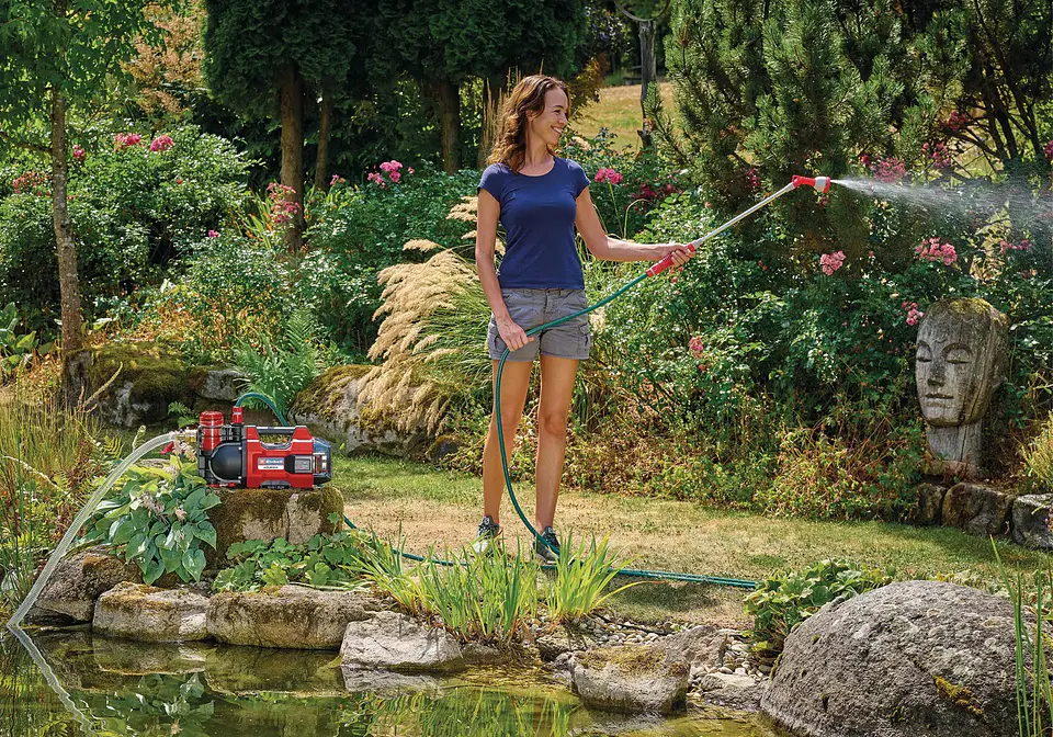 Bomba de jardim sem fio AQUINNA 18/30 F LED EINHELL 8