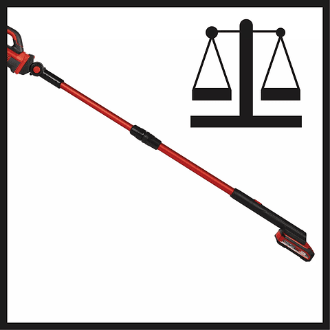 Conjunto de varas telescópicas para limpa-vidros 2-pc. Telescopic Pole Set EINHELL 