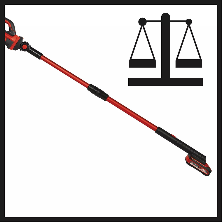 Conjunto de varas telescópicas para limpa-vidros 2-pc. Telescopic Pole Set EINHELL  2