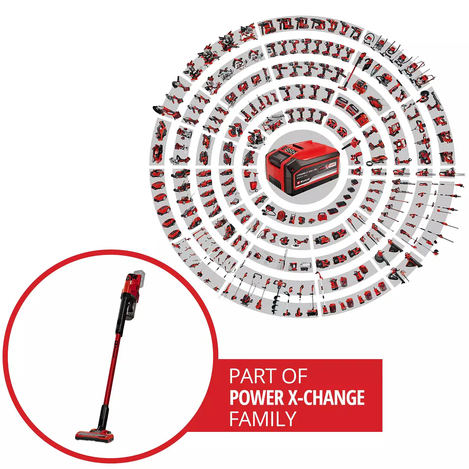 Aspirador portátil sem fio TE-SV 18 Li-Solo EXPERT EINHELL  10