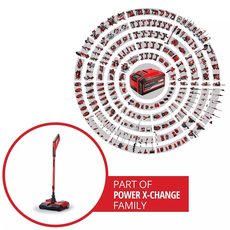 Vassoura sem fio TE-FS 18 Li-Solo EXPERT EINHELL  5