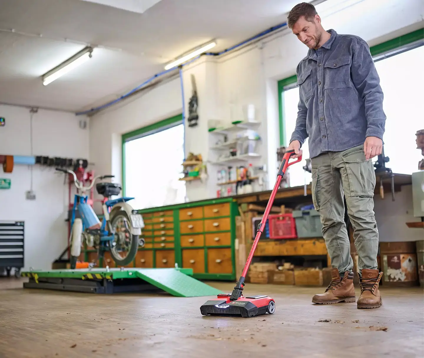 Vassoura sem fio TE-FS 18 Li-Solo EXPERT EINHELL  7