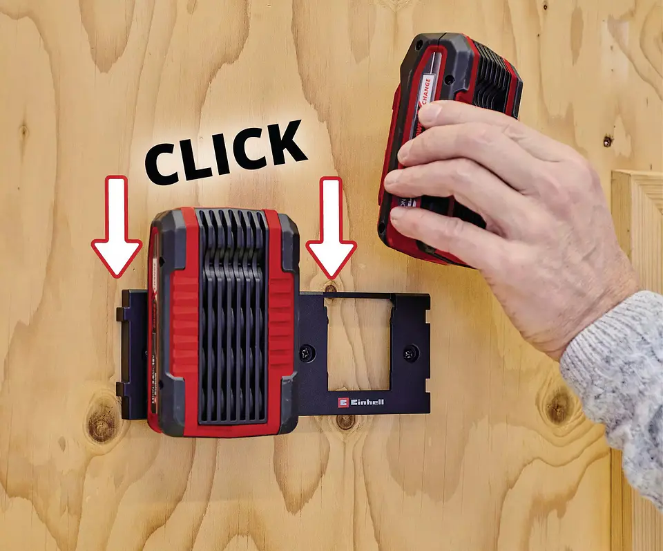 Suporte de parede para bateria PXC Battery Wall Bracket EINHELL  3