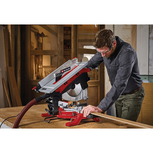 Serra de meia esquadria com mesa TE-MS 254 T EXPERT EINHELL  8