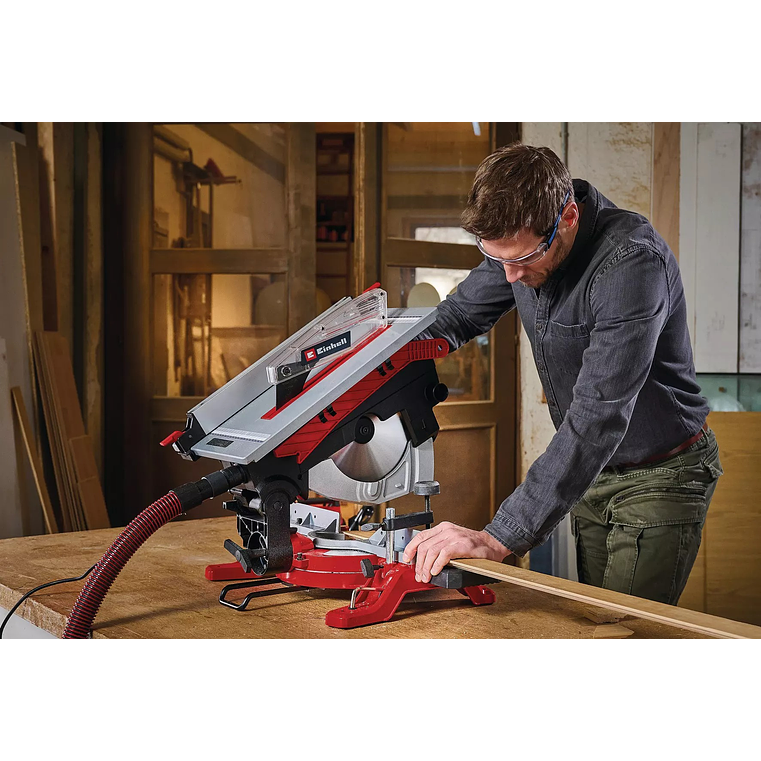 Serra de meia esquadria com mesa TE-MS 254 T EXPERT EINHELL  8