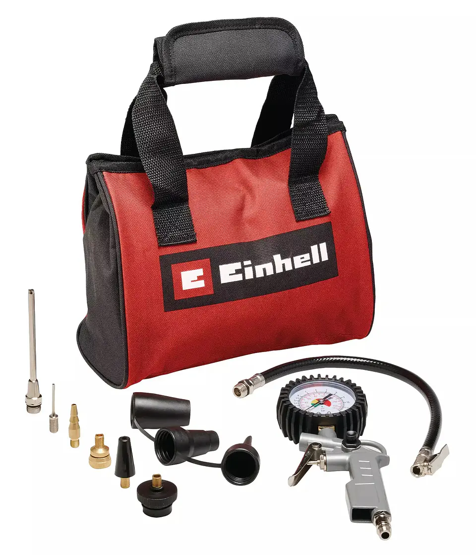 Conjunto de acessórios de ar comprimido 10-pc. Air Tool Accessory Set with Bag EINHELL  1
