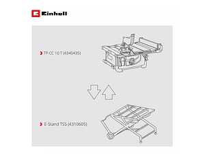 Base de serra E-Stand TSS EINHELL 
