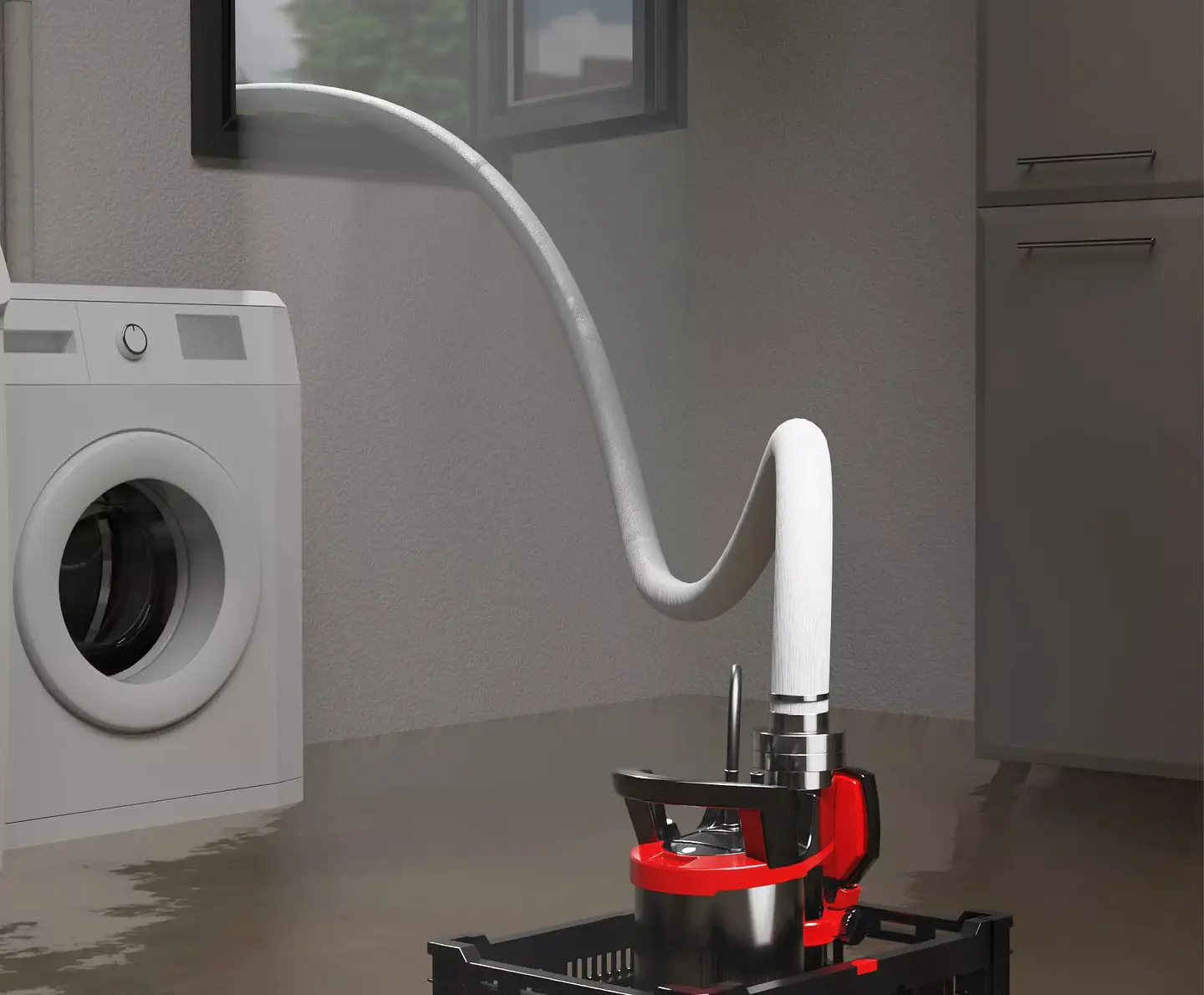 Acessório Bomba Submersível 10 m Lay Flat Hose, Quick Connector EINHELL  2