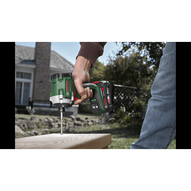 Aparafusadora de impacto UniversalImpactDrive 18V-210 - 1 bateria de 2,0 Ah | carregador BOSCH DIY  8