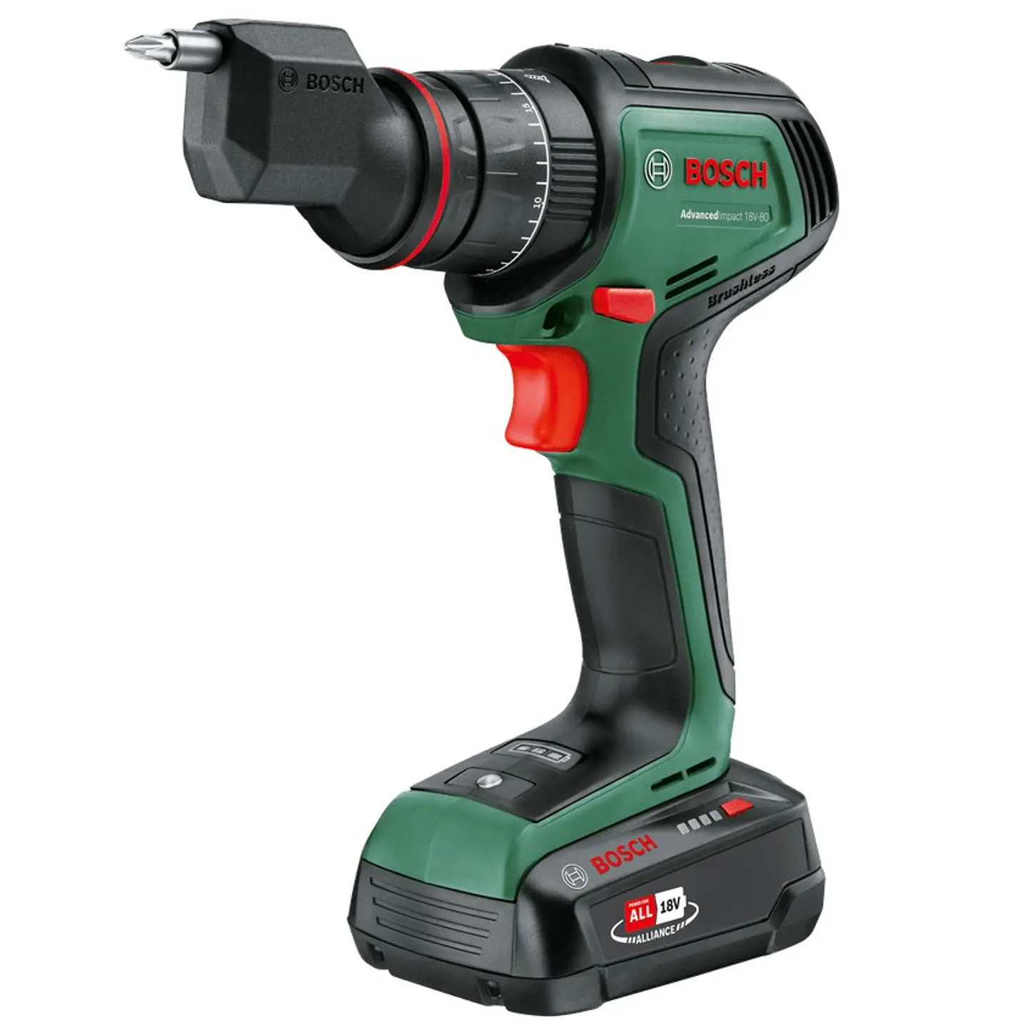 Berbequim com percussão sem fio AdvancedImpact 18V-80 QuickSnap - 2 baterias de 2,5 Ah | carregador BOSCH DIY 3