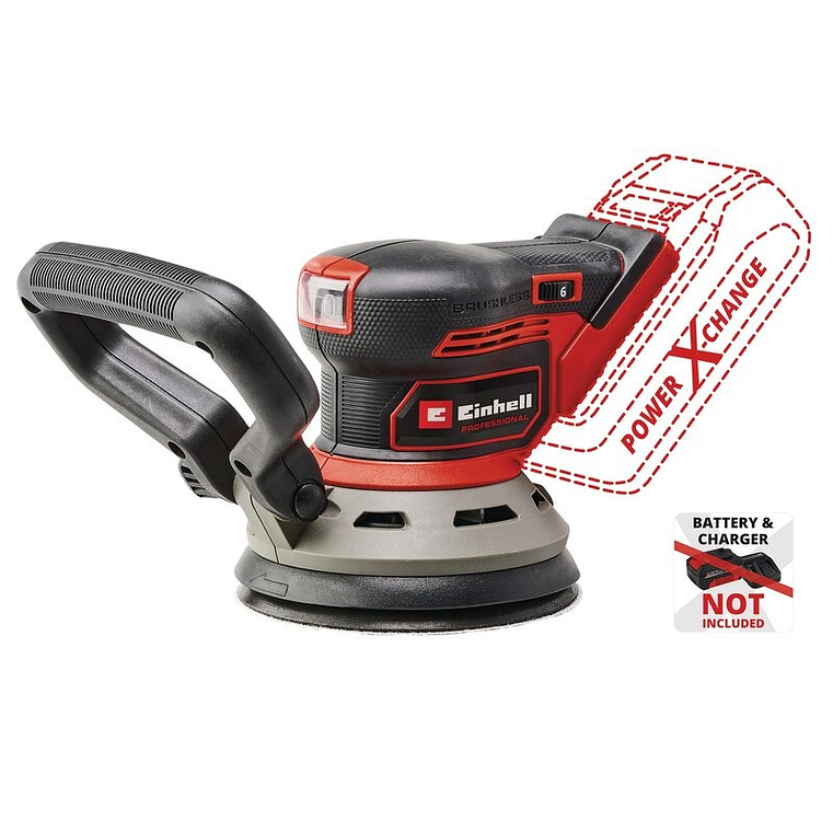 Lixadora excêntrica sem fio TP-RS 18/32 Li BL - Solo PROFESSIONAL EINHELL  1