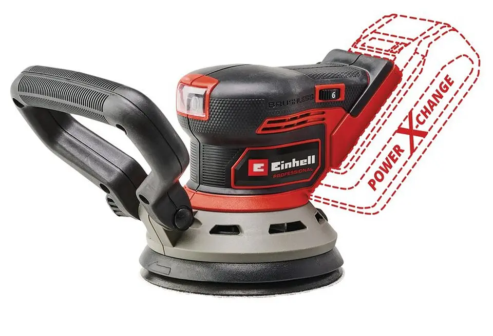 Lixadora excêntrica sem fio TP-RS 18/32 Li BL - Solo PROFESSIONAL EINHELL  7