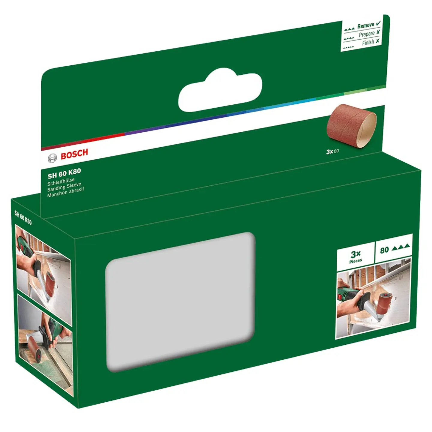 Manga de lixa 80 BOSCH DIY  2