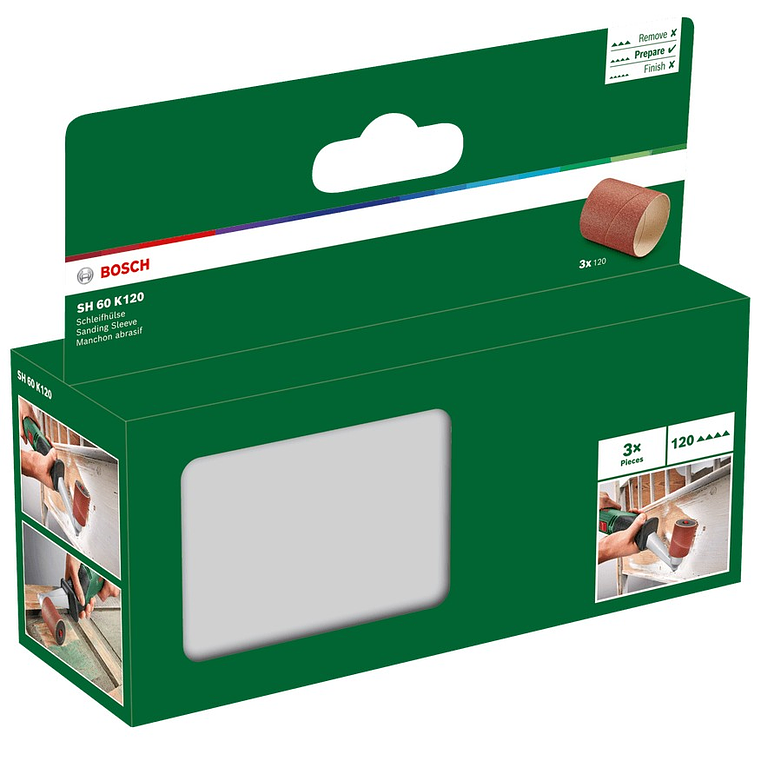 Manga de lixa 120 BOSCH DIY  2