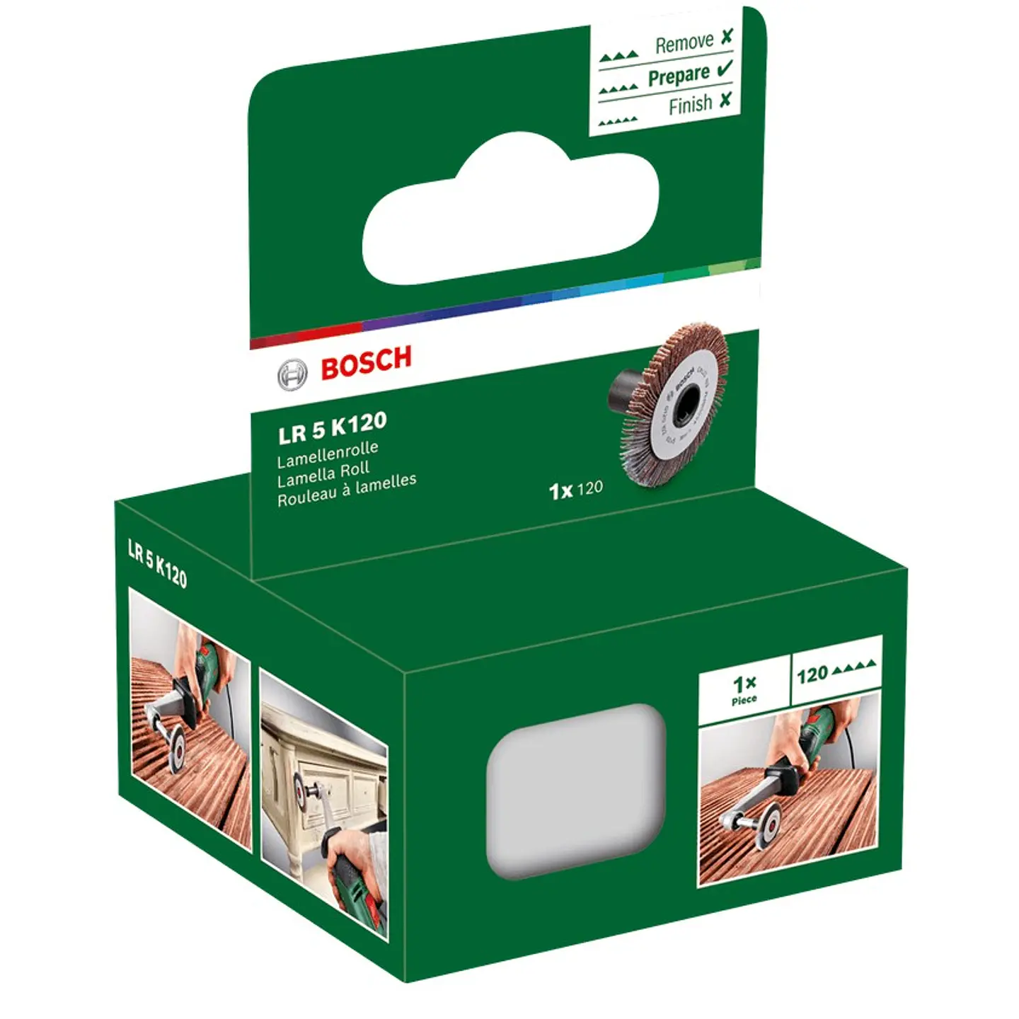 Rolo de lamelas 120 BOSCH DIY  2