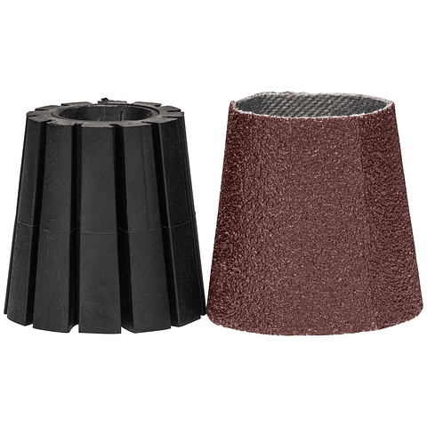 Conjunto de encabadouro e manga de lixa (cónica) 80 BOSCH DIY 