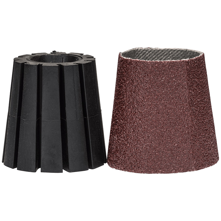 Conjunto de encabadouro e manga de lixa (cónica) 80 BOSCH DIY  1