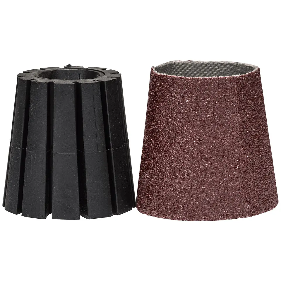 Conjunto de encabadouro e manga de lixa (cónica) 80 BOSCH DIY  1